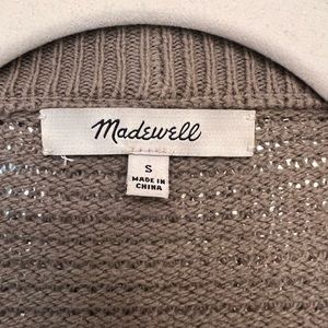 Olive Green Madewell Cardigan size small